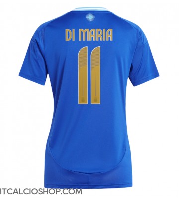 Argentina Angel Di Maria #11 Seconda Maglia Femmina Copa America 2024 Manica Corta